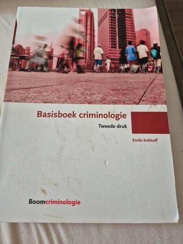 Emile Kolthoff - Basisboek criminologie beschikbaar voor biedingen