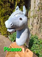 Hobbyhorse zilver grijs Picasso, hobby horse, stokpaard, Hobby en Vrije tijd, Overige Hobby en Vrije tijd, Ophalen of Verzenden