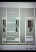 IKEA Elvarli kledingkast - gebruikt als stellingkast, Ophalen, Gebruikt, Met plank(en), Metaal