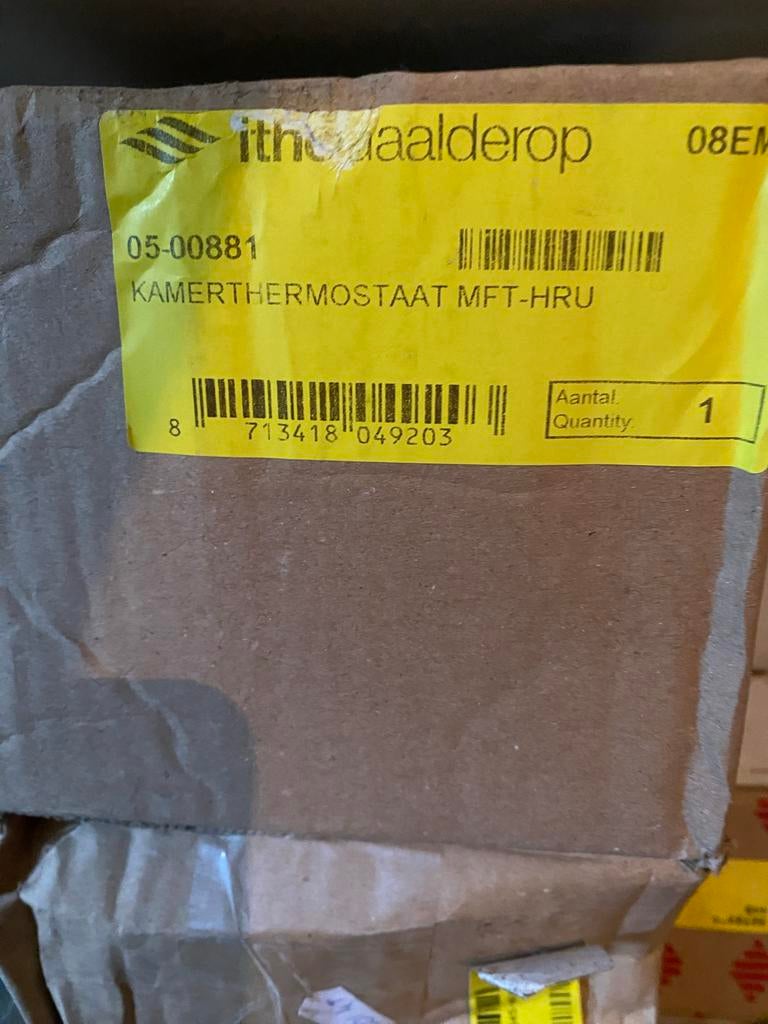 Itho Daalderop Thermostaat MFT-HRU - Nieuw in doos, Ophalen of Verzenden, Slimme thermostaat, Nieuw