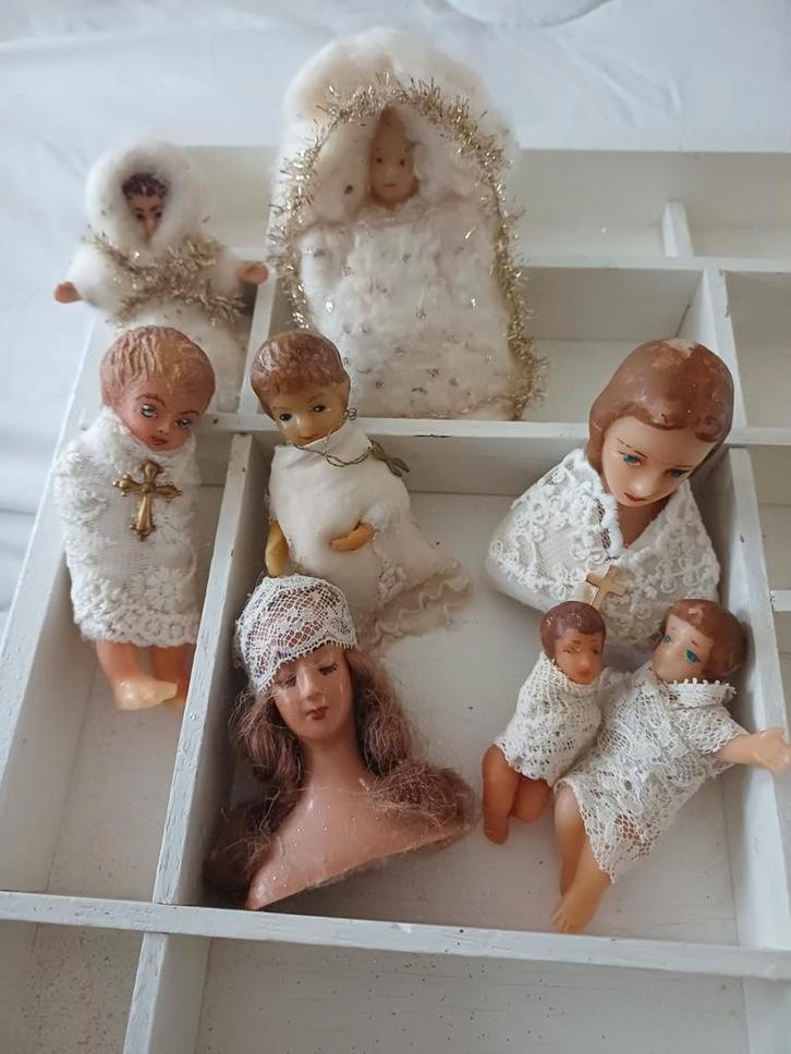 Erg mooie wassen popjes heel oud, Antiek en Kunst, Curiosa en Brocante, Ophalen of Verzenden