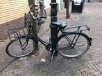 Fiets zwart met voordrager, 53 tot 56 cm, Ophalen, Gebruikt, Overige merken