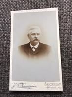 CDV, Man, J.F. Hennequin, Amsterdam, Carte de Visite, Verzamelen, Foto's en Prenten, Ophalen of Verzenden, Voor 1940, Gebruikt