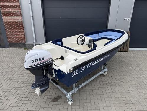 Nette Topcraft 484 Grande Sloep incl. Selva 40PK 4-takt, Watersport en Boten, Sloepen, Gebruikt, 30 tot 50 pk, 3 tot 6 meter, Buitenboordmotor