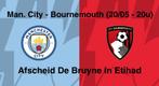 Man. City - Bournemouth (20/05 - 20u) Afscheid De Bruyne, Tickets en Kaartjes, Losse kaart, Eén persoon, Mei, Buitenland