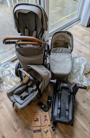Nuna 3-in-1 wandelwagen, reiswieg en autostoel beschikbaar voor biedingen