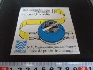stickers Groningen NV Waterleidingmaatschappij provincie  beschikbaar voor biedingen