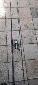 DAM 3.3m/ 11 ft 2Lbs karper hengel met molen, Watersport en Boten, Ophalen, Zo goed als nieuw, Molen