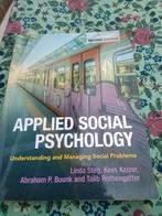 Applied Social Psychology second edition, Boeken, Ophalen of Verzenden, Gamma, WO