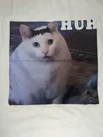 Huh cat Meme kussenhoes 43cm x 43cm Gloednieuw!!, Ophalen of Verzenden, Zo goed als nieuw