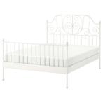 Ikea prinsessenbed 140 x 200 (leirvik) - gratis ophalen, Huis en Inrichting, Slaapkamer | Bedden, Ophalen, Gebruikt, Wit, Tweepersoons