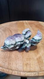 Carving krab fluoriet, Verzamelen, Mineralen en Fossielen, Ophalen of Verzenden
