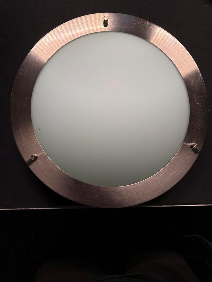 Philips Plafonnière - Strak Design, Huis en Inrichting, Lampen | Plafondlampen, Zo goed als nieuw, Glas, Metaal, Ophalen