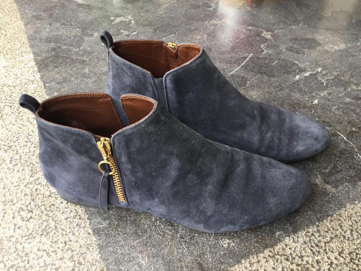 EVALUNA dameslaarsjes maat 39,5 damesschoenen,als nieuw, Kleding | Dames, Schoenen, Zo goed als nieuw, Lage of Enkellaarzen, Blauw