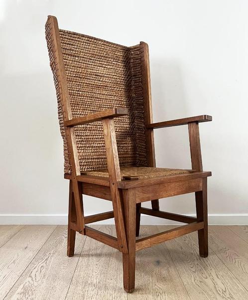 Orkney Chair, Huis en Inrichting, Stoelen, Gebruikt, Eén, Hout, Riet of Rotan, Overige materialen, Bruin, Ophalen