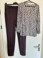 Studio anneloes set M kate broek & flower shirt blackberry, Bruin, Ophalen of Verzenden, Zo goed als nieuw