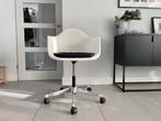 Vitra Eames PACC bureaustoel wit half gestoffeerd zwart, Wit, Ophalen of Verzenden, Zo goed als nieuw, X