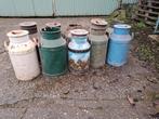 Te koop: 10 melkbussen in 1 koop, Antiek en Kunst, Curiosa en Brocante, Ophalen