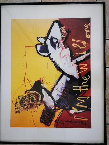 Herman Brood I’m the Wild One Ingelijste Zeefdruk print art beschikbaar voor biedingen