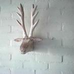 Houten herten/ eland kop, Huis en Inrichting, Woonaccessoires | Wanddecoraties, Ophalen of Verzenden, Zo goed als nieuw