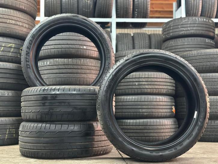 4x 225-45-19 Dunlop zomerbanden ca7mm €320 incl montage, Auto-onderdelen, Banden en Velgen, Band(en), Zomerbanden, 19 inch, 225 mm