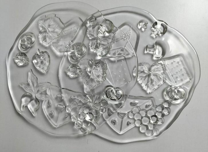Glazen borden Walther Glas (2), Antiek en Kunst, Antiek | Glas en Kristal, Ophalen of Verzenden