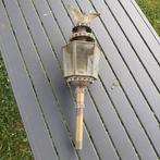 Antieke, koperen  koetslamp met adelaar, Antiek en Kunst, Antiek | Lampen, Ophalen