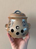 Vintage knoflookpot keramiek retro bewaarpot, Ophalen of Verzenden, Keramiek, Overige stijlen, Overige typen