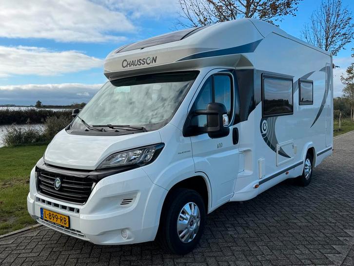 Chausson 610 Half-integraal, nieuwstaat, airco, Caravans en Kamperen, Campers, Particulier, tot en met 4, Half-integraal, Chausson