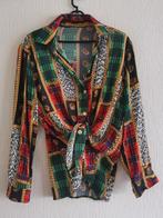 Vintage blouse viscose L, Kleding | Dames, Blouses en Tunieken, Maat 42/44 (L), Vintage, Zo goed als nieuw, Verzenden