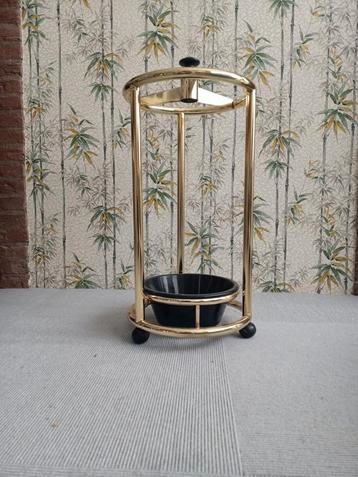 Vintage paraplubak, goud kleurig. beschikbaar voor biedingen