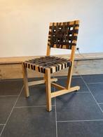 8 Gispen Berlage stoelen, bruin, Richard Hutten, Huis en Inrichting, Stoelen, Hout, Gebruikt, Bruin, Ophalen of Verzenden