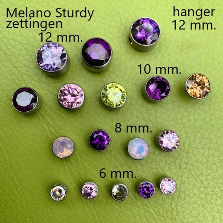 Restanten: Melano ringen en zettingen vanaf € 5,-- per stuk., Sieraden, Tassen en Uiterlijk, Ringen, Zo goed als nieuw, Ophalen of Verzenden