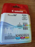 Canon nieuw gesealed multipack CLI-521 C/M/Y, Verzenden, Nieuw, Cartridge, Canon Pixma