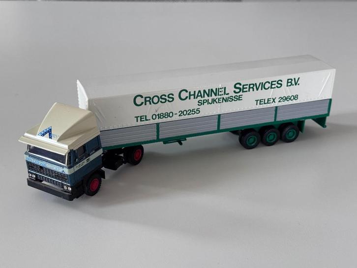 DAF 3300 | Van der Wal | Cross Channel Services Spijkenisse, Hobby en Vrije tijd, Modelauto's | 1:50, Gebruikt, Bus of Vrachtwagen