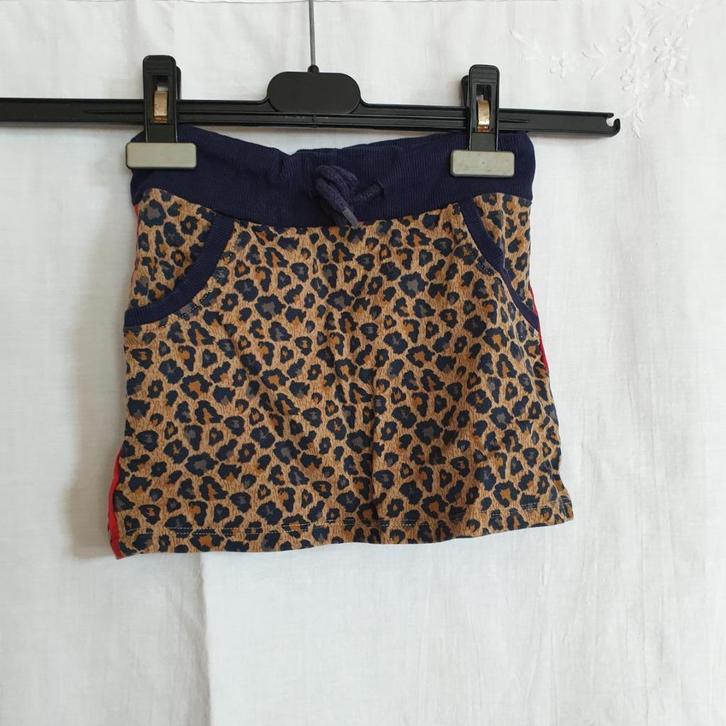 Sportief rokje met luipaard print. Mt 104, Kinderen en Baby's, Kinderkleding | Maat 104, Zo goed als nieuw, Meisje, Jurk of Rok
