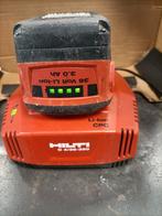 Hilti 36V Accu en Lader - Gebruikt, Doe-het-zelf en Verbouw, Ophalen of Verzenden, Gebruikt