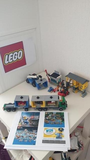 Lego container overslag terminal 60169 met extra  pellets  beschikbaar voor biedingen