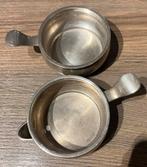 Antiek verzilverd suiker en room stel, Ophalen of Verzenden, Zilver