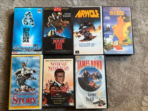 7 X VHS films Vintage House III 3 Airwolf Deep Star Six ex, Cd's en Dvd's, VHS | Film, Zo goed als nieuw, Komedie, Vanaf 16 jaar