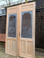 Oude deuren geëtst glas, Ophalen