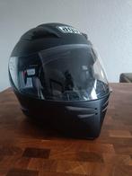 Matzwarte AGV motorhelm, Tweedehands, Integraalhelm, AGV