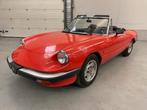 Alfa Romeo Spider 2.0 1985, Auto's, Alfa Romeo, Achterwielaandrijving, Zwart, 4 cilinders, Cabriolet