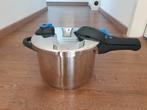 Snelkookpan BK RVS mat 22cm 6 liter, Huis en Inrichting, Ophalen, Zo goed als nieuw, Rvs