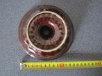 Brocante bruine tulband puddingvorm 13 cm. breed, Antiek en Kunst, Curiosa en Brocante, Ophalen of Verzenden
