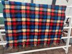 Wollen Deken 150x138cm - Ruitpatroon, 100 tot 150 cm, ., 150 tot 200 cm, Vintage
