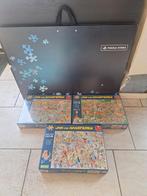 Puzzelmap,Met 3 Jan Van Haasteren Puzzels 1000 Stukjes!!!., Hobby en Vrije tijd, Denksport en Puzzels, Ophalen, 500 t/m 1500 stukjes