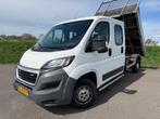 Peugeot Boxer 2.2 HDI Kipper 7 PERS / AIRCO / 108Dkm / NAP, Stof, Gebruikt, 4 cilinders, 7 stoelen