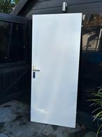 Opdekdeur Jan de Bouvrie. RAL 9010, Ophalen, Gebruikt, 80 tot 100 cm, Binnendeur