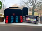 Nintendo Switch OLED 6x Controller 2x Dock 2x Case Compleet!, Spelcomputers en Games, Spelcomputers | Nintendo Switch, Ophalen of Verzenden